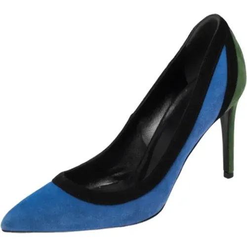 Pre-owned Suede heels , female, Sizes: 2 1/2 UK - Gucci Vintage - Modalova