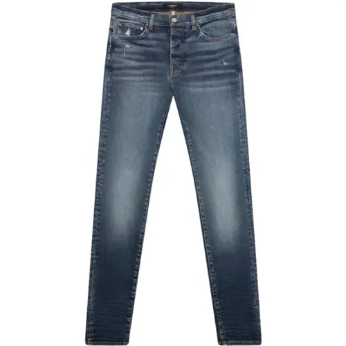 Slim Fit Distressed Stack Jeans , male, Sizes: W34 - Amiri - Modalova