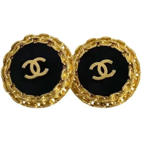 Pre-owned Metal earrings , female, Sizes: ONE SIZE - Chanel Vintage - Modalova