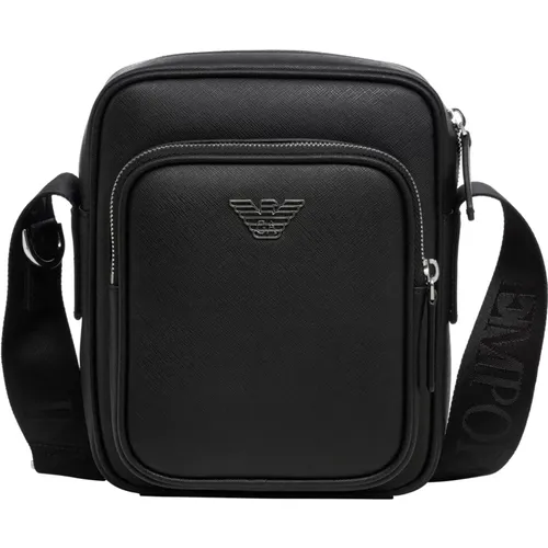 Stylish Crossbody Bag with Adjustable Strap , male, Sizes: ONE SIZE - Emporio Armani - Modalova