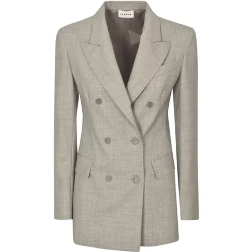 Women's Clothing Outerwear Grigio Melange Chiaro Ss24 , female, Sizes: L - P.a.r.o.s.h. - Modalova