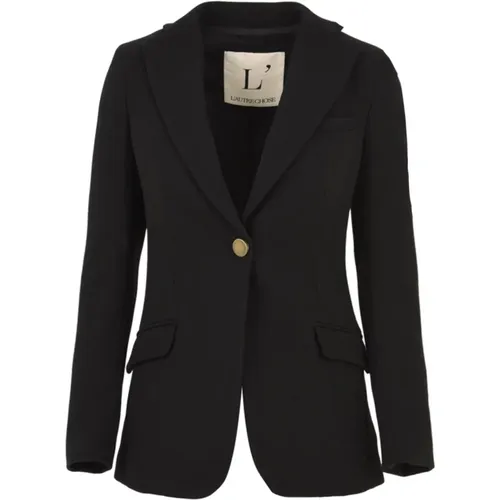 Schwarze Jacke für Frauen , Damen, Größe: S - L'Autre Chose - Modalova