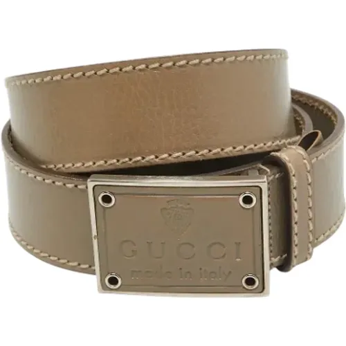 Pre-owned Leather belts , female, Sizes: ONE SIZE - Gucci Vintage - Modalova