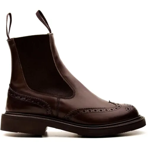 Silvia Espresso Burni Boots , male, Sizes: 2 1/2 UK, 6 UK, 5 1/2 UK, 4 1/2 UK, 4 UK - Tricker's - Modalova