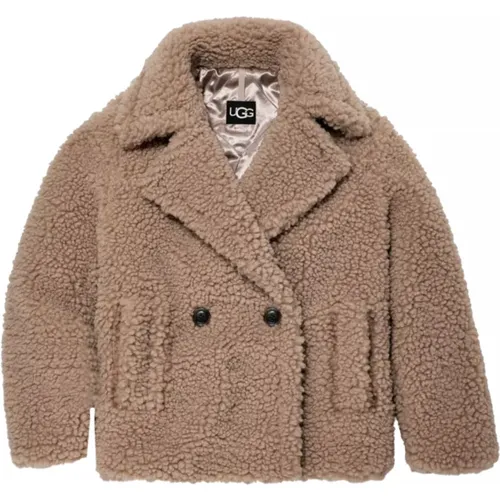 Gertrude Kurze Teddyjacke , Damen, Größe: M - Ugg - Modalova