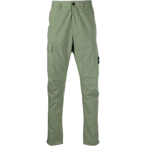Stretch Cargo Chino Pants in Supima® Cotton , male, Sizes: W30, W28 - Stone Island - Modalova