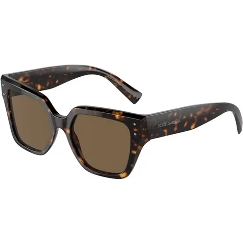 Dark Frame Sunglasses Carey Style , male, Sizes: 52 MM - Dolce & Gabbana - Modalova