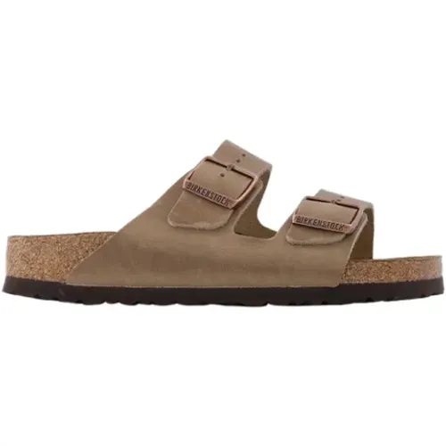 Leder sandals , Damen, Größe: 44 EU - Birkenstock - Modalova