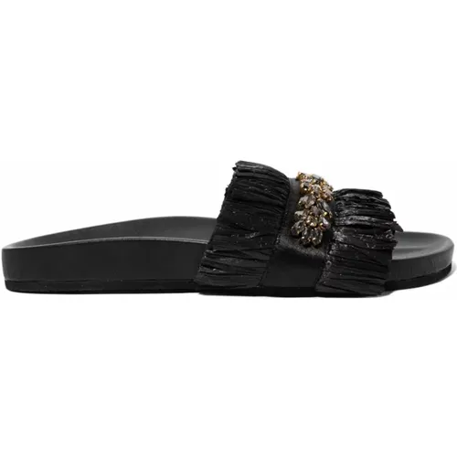 Sliders , female, Sizes: 4 UK, 2 UK, 6 UK - De Siena - Modalova