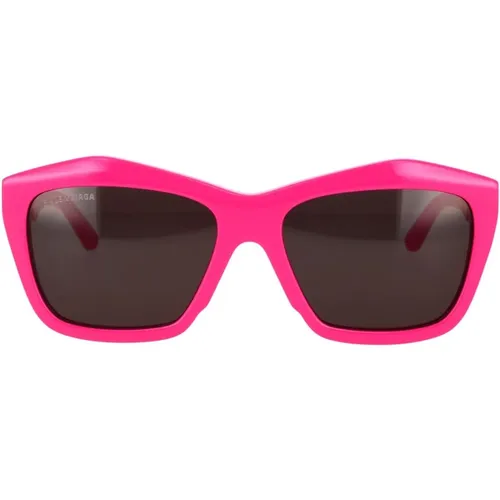 Quadratische Sonnenbrille mit ikonischem CUT-Design - Balenciaga - Modalova