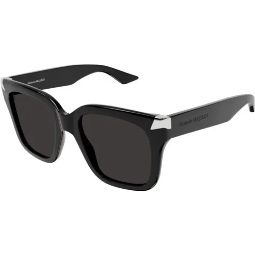 Grey Sunglasses Am0440S 001 , unisex, Sizes: 53 MM - alexander mcqueen - Modalova