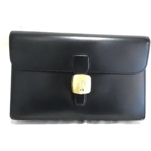 Pre-owned Leather clutches , male, Sizes: ONE SIZE - Dunhill Pre-owned - Modalova