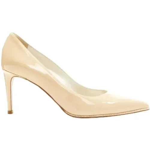 Pre-owned Leather heels , female, Sizes: 4 1/2 UK - René Caovilla Pre-owned - Modalova