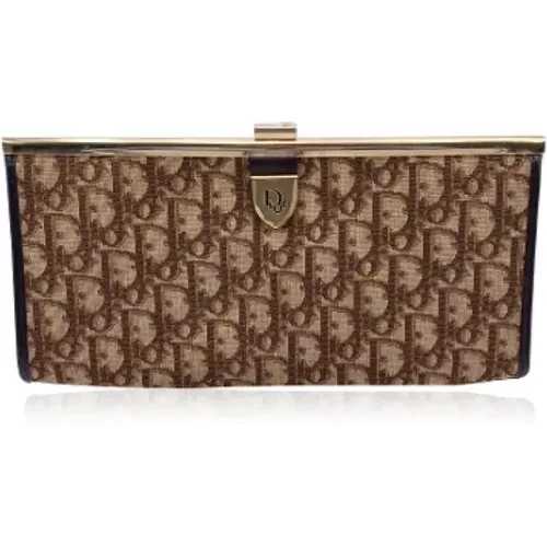 Pre-owned Canvas clutches , female, Sizes: ONE SIZE - Dior Vintage - Modalova