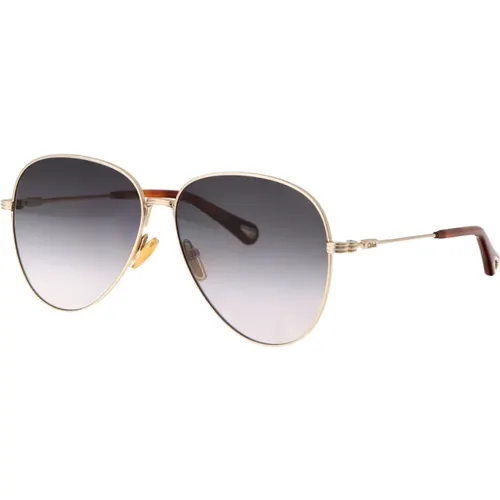 Stylish Sunglasses with Model Ch0177S , female, Sizes: 59 MM - Chloé - Modalova