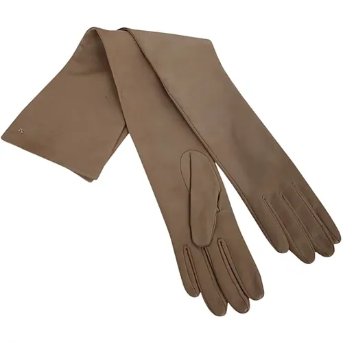 Amica Lange Handschuhe , Damen, Größe: 7 1/2 IN - Max Mara - Modalova