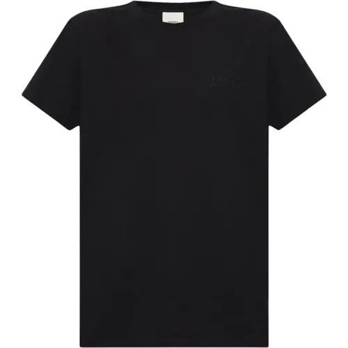 ‘Vidal’ T-Shirt mit Logo , Damen, Größe: XS - Isabel marant - Modalova