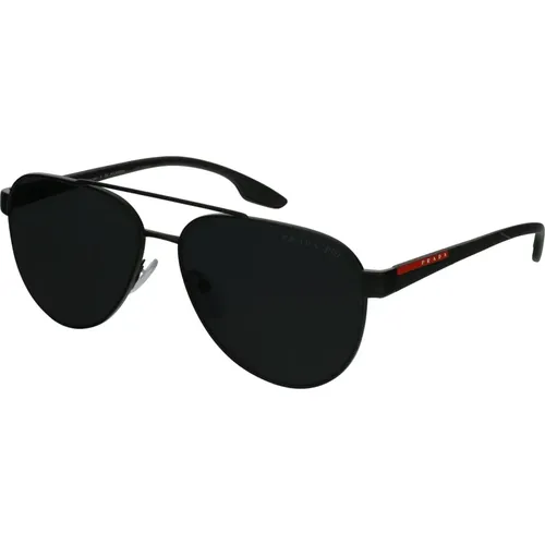 Stilvolle Aviator Sonnenbrille , Herren, Größe: 58 MM - Prada - Modalova