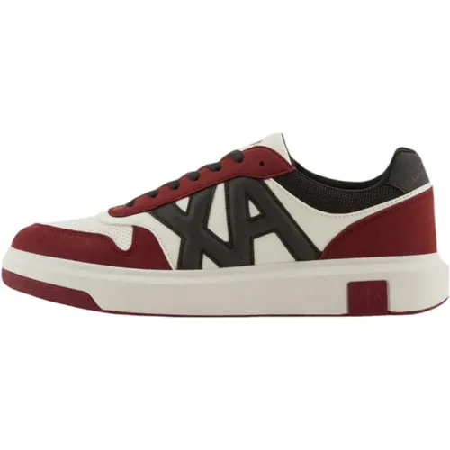 Low-Top Sneakers , male, Sizes: 6 UK, 8 UK, 7 UK, 11 UK - Armani Exchange - Modalova