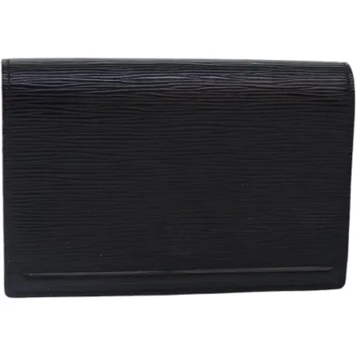 Pre-owned Leather clutches , female, Sizes: ONE SIZE - Louis Vuitton Vintage - Modalova