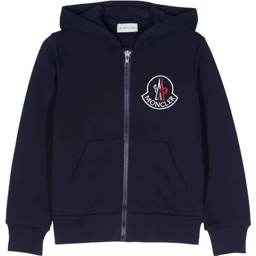 Jungen Kapuzen-Fleece-Sweatshirt - Moncler - Modalova