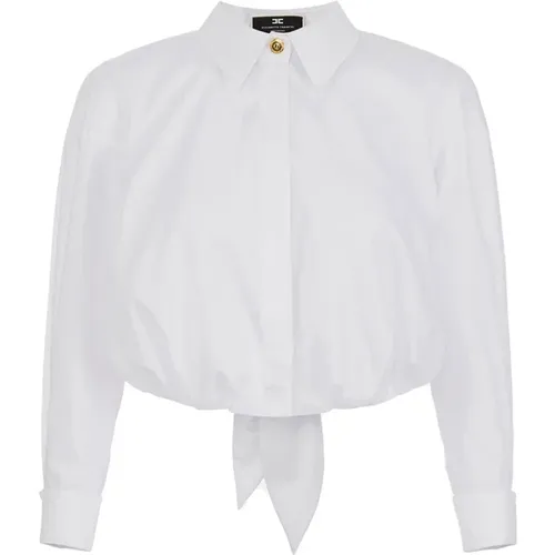 Weiße Hemden für Frauen , Damen, Größe: M - Elisabetta Franchi - Modalova