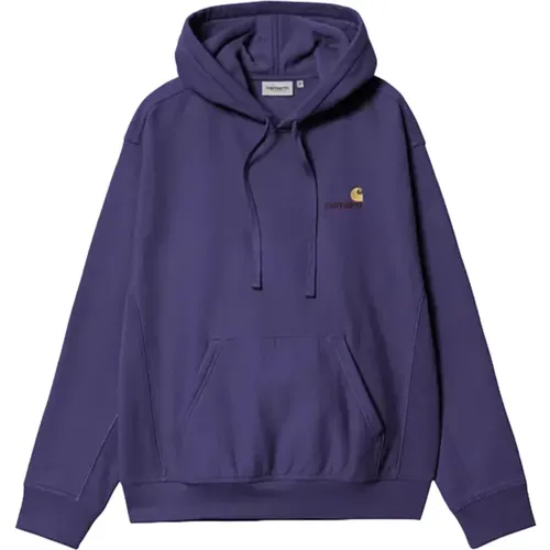 Amerikanisches Script Kapuzenpullover , Herren, Größe: L - Carhartt WIP - Modalova