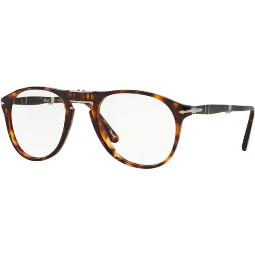 Stilvolle Brille in Braun , Herren, Größe: 52 MM - Persol - Modalova