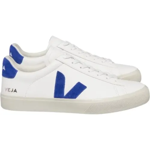 White Leather Sneakers Sporty Style , male, Sizes: 11 UK, 10 UK - Veja - Modalova