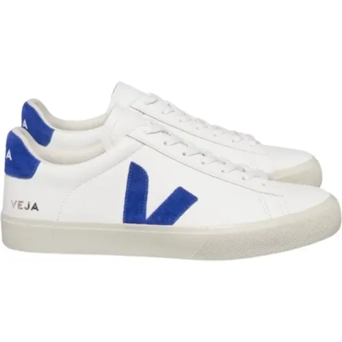 White Leather Sneakers Sporty Style , male, Sizes: 12 UK, 11 UK, 10 UK, 8 UK, 9 UK - Veja - Modalova