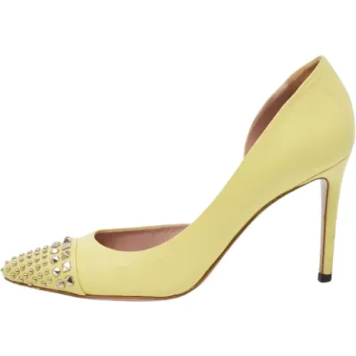 Pre-owned Leather heels , female, Sizes: 3 1/2 UK - Gucci Vintage - Modalova