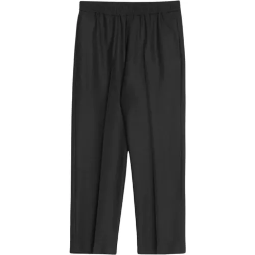 Regular Flannel Pants with Elastic Waist and Back Pockets , female, Sizes: XS - Barena Venezia - Modalova