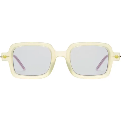 Pale Blue Lilac Sunglasses , unisex, Sizes: ONE SIZE - Kuboraum - Modalova