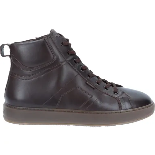 Leather Men`s Sneakers , male, Sizes: 7 UK, 10 UK - Nerogiardini - Modalova