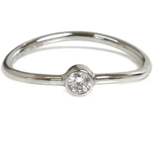 Pre-owned Platinum rings , female, Sizes: ONE SIZE - Tiffany & Co. Pre-owned - Modalova