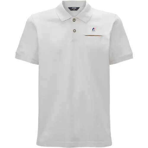 Bequemes Stretch-Polo-Shirt , Herren, Größe: L - K-way - Modalova