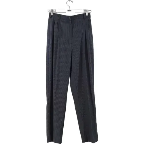 Pre-owned Wool bottoms , female, Sizes: L - Yves Saint Laurent Vintage - Modalova