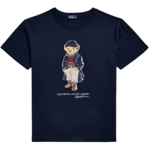 Polo Bear T-Shirt Winterkollektion , Damen, Größe: L - Polo Ralph Lauren - Modalova