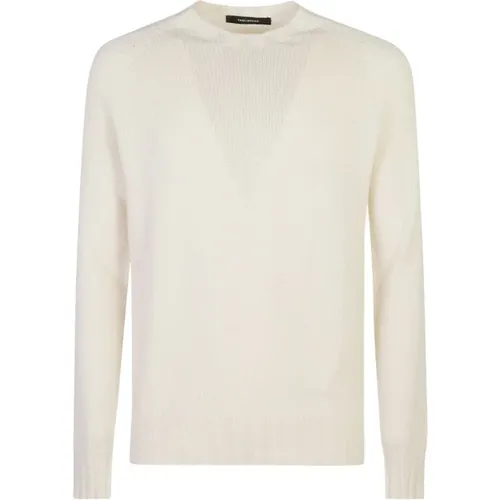 White Sweatshirt Aw24 , male, Sizes: M, L, XL - Tagliatore - Modalova