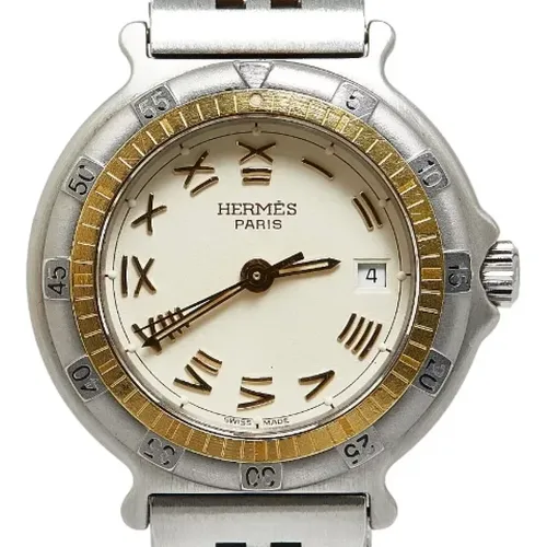 Pre-owned Metal watches , female, Sizes: ONE SIZE - Hermès Vintage - Modalova