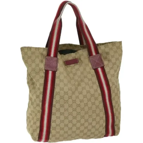 Pre-owned Canvas gucci-bags , female, Sizes: ONE SIZE - Gucci Vintage - Modalova