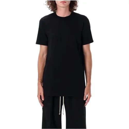 Schwarzes Level T-Shirt Klassischer Schnitt , Herren, Größe: L - Rick Owens - Modalova