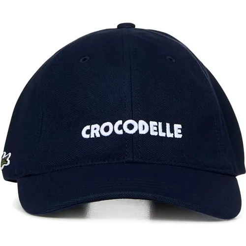 Crocodile Embroidered Baseball Hat , male, Sizes: S, M - Lacoste - Modalova