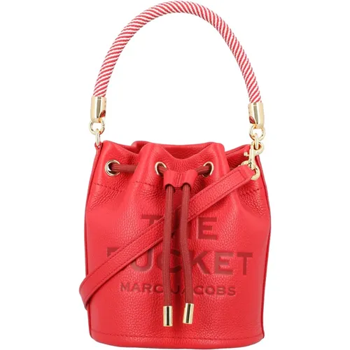 Leather Bucket Bag , female, Sizes: ONE SIZE - Marc Jacobs - Modalova