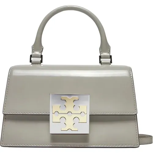 Mini Top-Handle Gebürstete Leder Tasche - TORY BURCH - Modalova