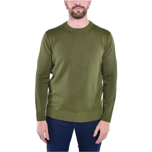 Wool Crewneck Sweater , male, Sizes: XL, S, M, L - Kangra - Modalova