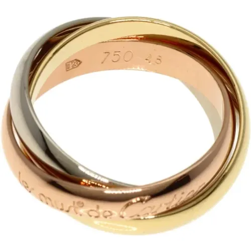 Pre-owned Gold rings , female, Sizes: ONE SIZE - Cartier Vintage - Modalova