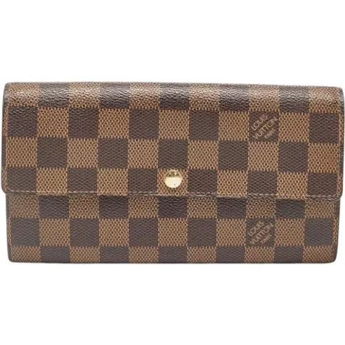 Pre-owned Coated canvas wallets , female, Sizes: ONE SIZE - Louis Vuitton Vintage - Modalova