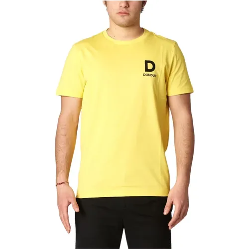 T-Shirt , Herren, Größe: S - Dondup - Modalova