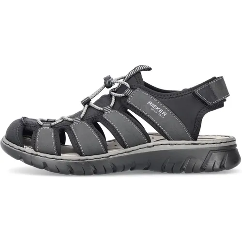 Flat Sandals , male, Sizes: 9 UK, 7 UK - Rieker - Modalova